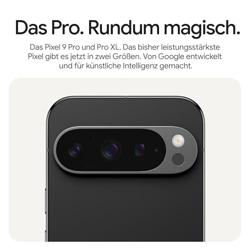 Google Pixel 9 Pro XL (128GB) with Gemini SIM-free, triple rear camera system, AI technology
