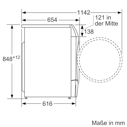 Bosch (WNC244070) Series 8 Washer-Dryer (9kg & 6kg Wash & Dry): Iron Assist