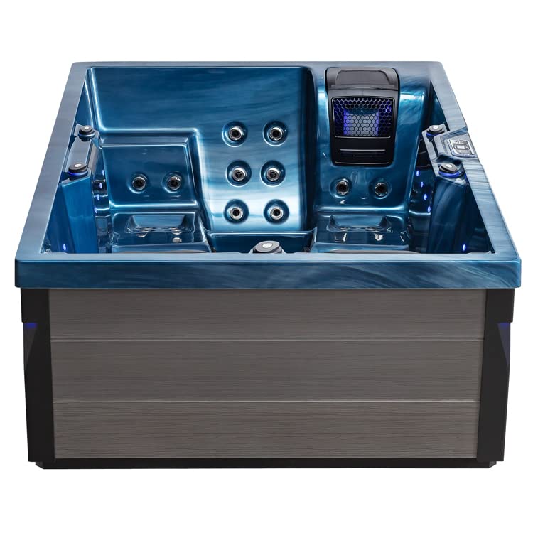 AWT AQART SPA IN-405 Eco Outdoor Whirlpool: 37 Jets, Colored Light & Ozone (Oceanwave)