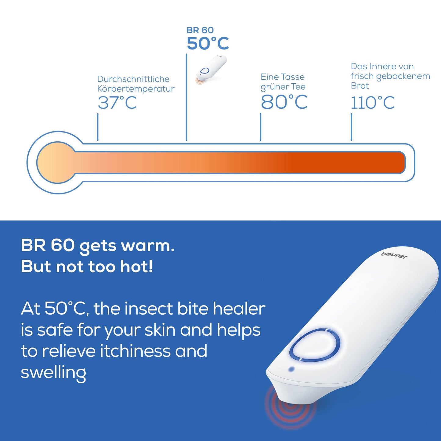 Beurer 'BR 60' Insektenstichheiler zur Behandlung von Insektenstichen- und bissen