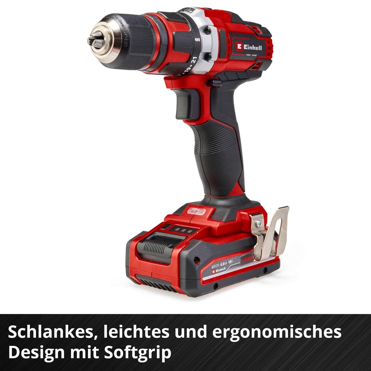 Einhell Cordless Drill (TE-CD 18/40) Li-Solo Power X-Change without battery