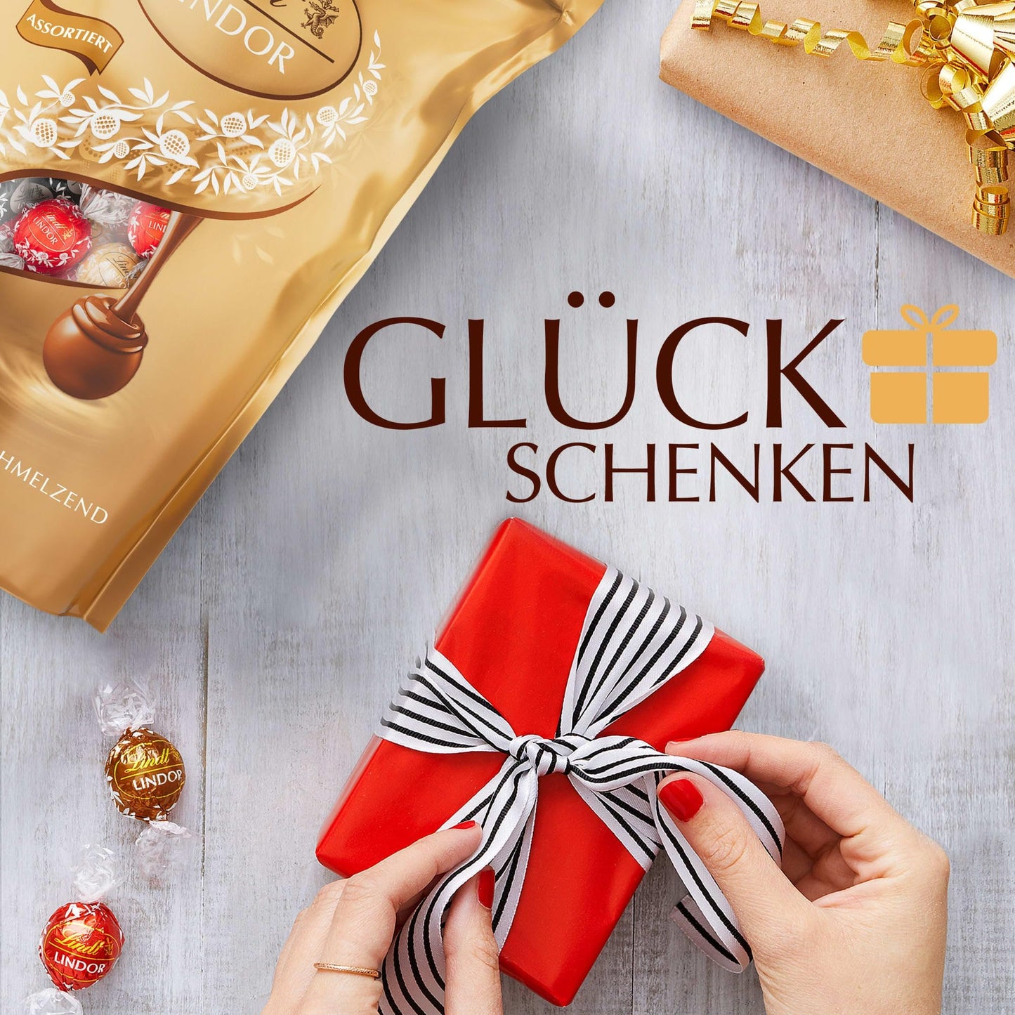 Lindt LINDOR Schokoladen Kugeln (ca. 80 Schokoladen Kugeln): Großpackung (1kg)