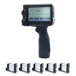 Handheld Touch Inkjet-Drucker (4,5 Zoll) inkl. 5 Kartuschen | 2-12,7mm Druckhöhe, 600 DPI, 2800mAh