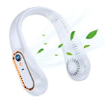 Hands-Free Halsventilator | USB Wiederaufladbar, 5 Geschwindigkeiten, 3600 mAh