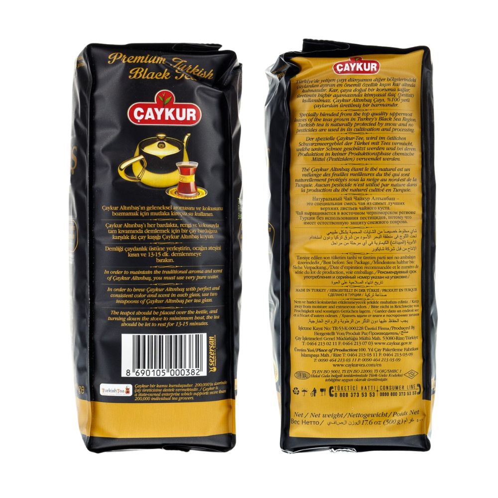 Caykur 'Altinbas' Original Türkisches Schwarztee (500g Packung)