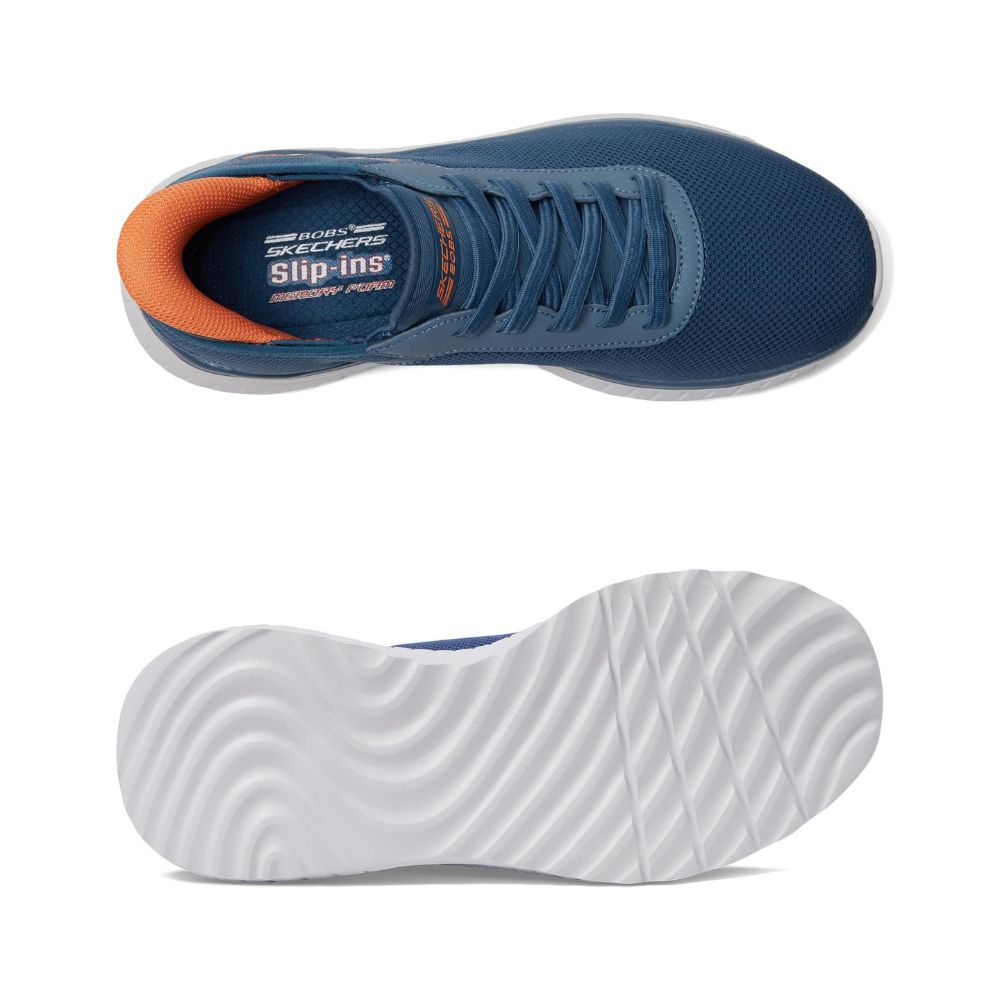Skechers 'Squad Chaos-Solid Tour' Slip-Ins Men's Sneakers (Navy Blue)