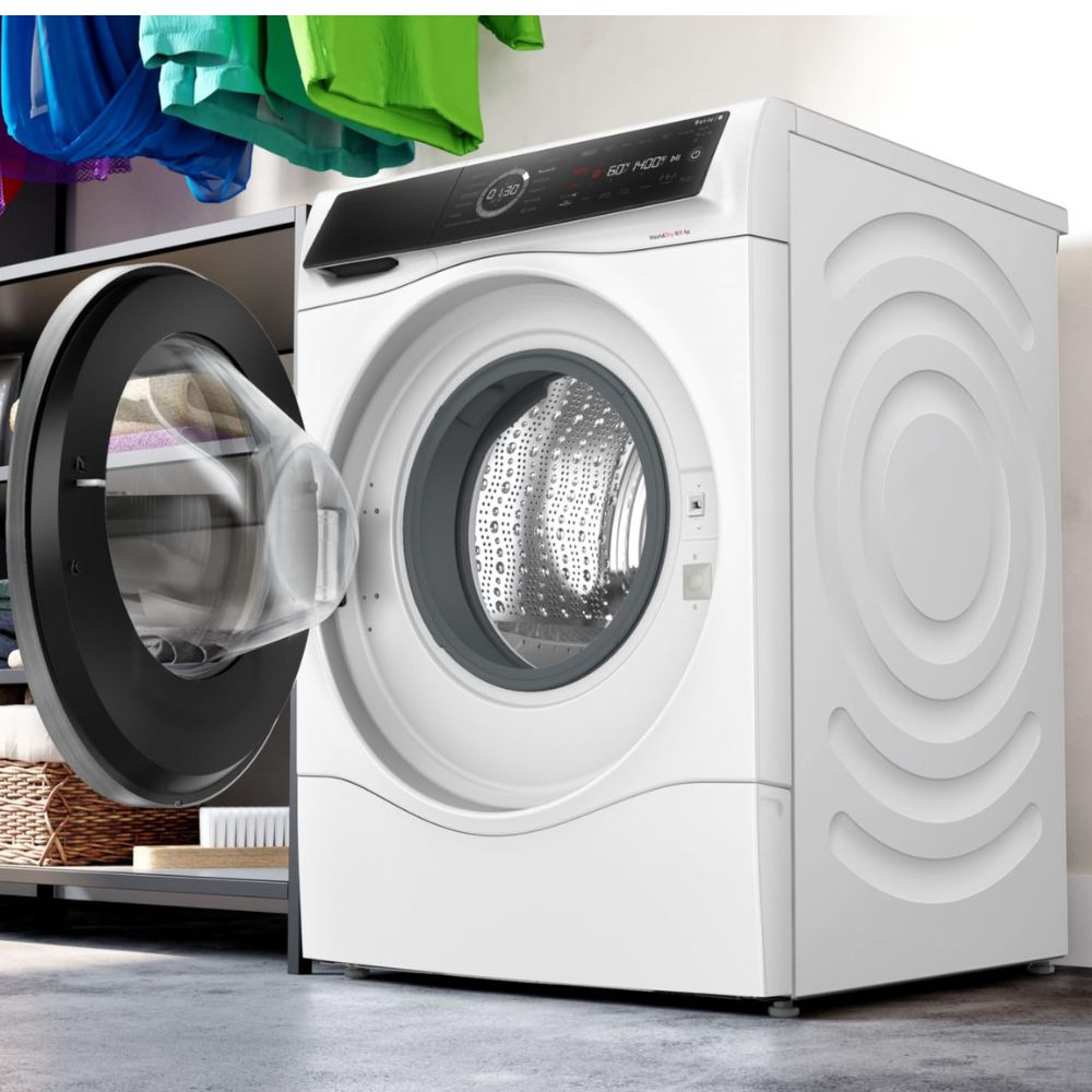 Bosch (WNC244070) Series 8 Washer-Dryer (9kg & 6kg Wash & Dry): Iron Assist