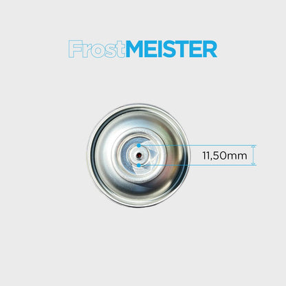FrostMEISTER 3-in-1 car air conditioning refill kit for R134a (2x 400ml cans &amp; hose with pressure gauge)