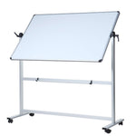 VIZ-PRO Mobiles Whiteboard mit Aluminiumrahmen & Ständer (120x90cm): Doppelseitig