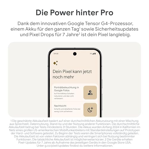 Google Pixel 9 Pro XL (128GB) with Gemini SIM-free, triple rear camera system, AI technology