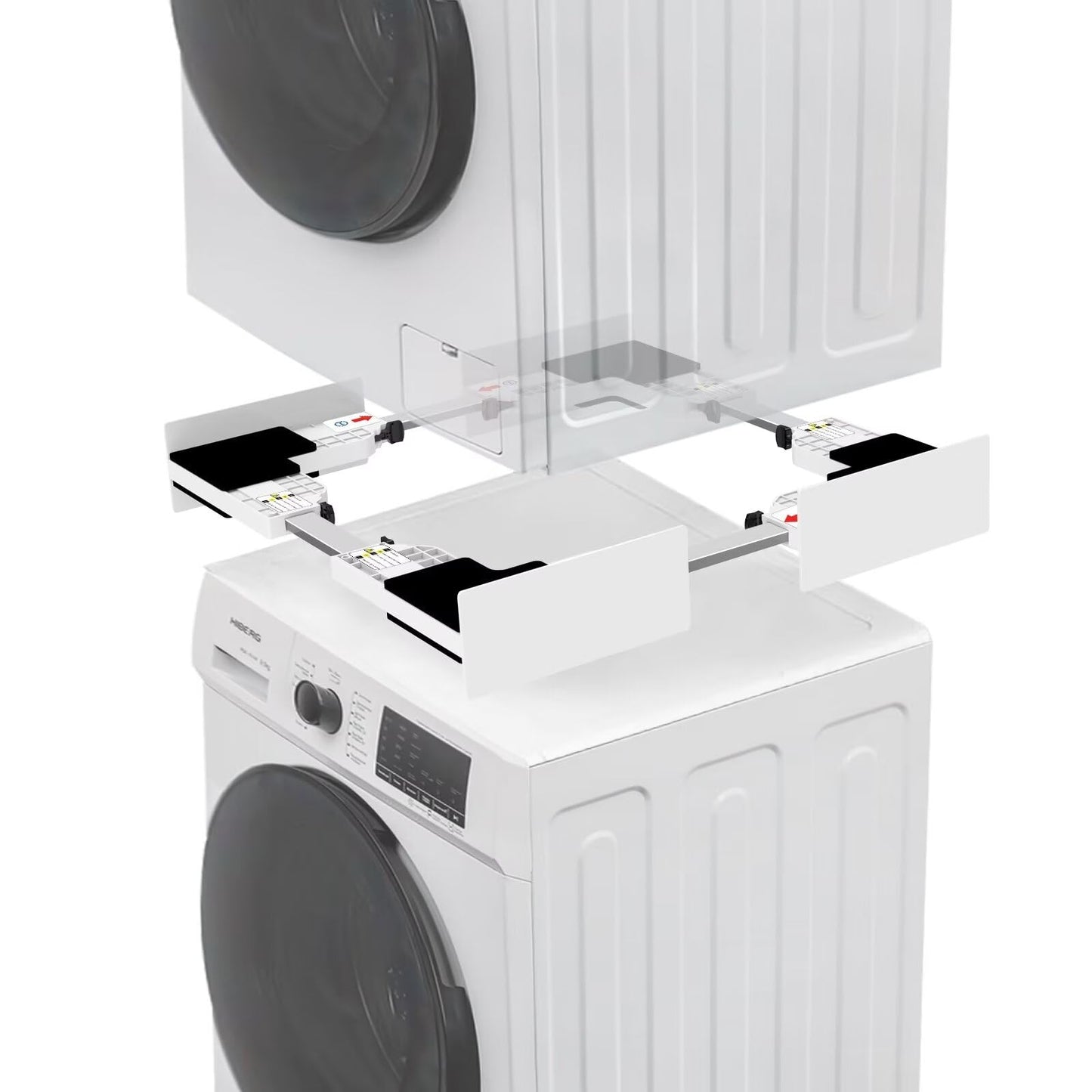 NIUXX Universal Stacking Set for Washing Machine and Dryer, Space Saving