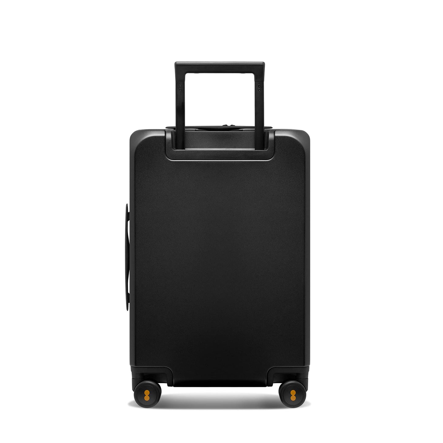 LEVEL8 hard-shell travel suitcase with USB &amp; front laptop compartment: TSA lock (black)