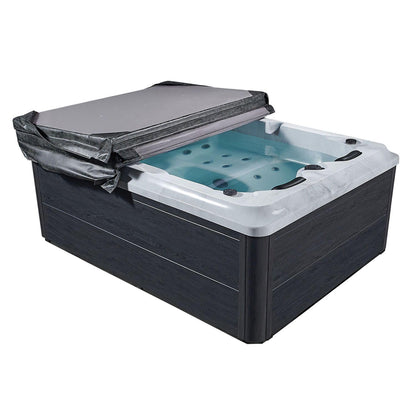 Artsauna 'OASIS' whirlpool for 3 people (620L) including thermal cover: 31 massage jets (grey)