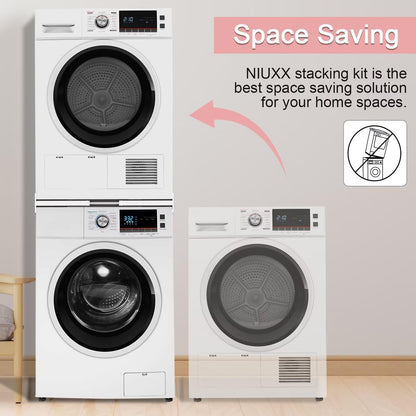 NIUXX Universal Stacking Set for Washing Machine and Dryer, Space Saving
