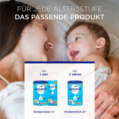 Aptamil Children's Milk 2+ (1x 800g) for growing toddlers - 43 portions of 130ml each