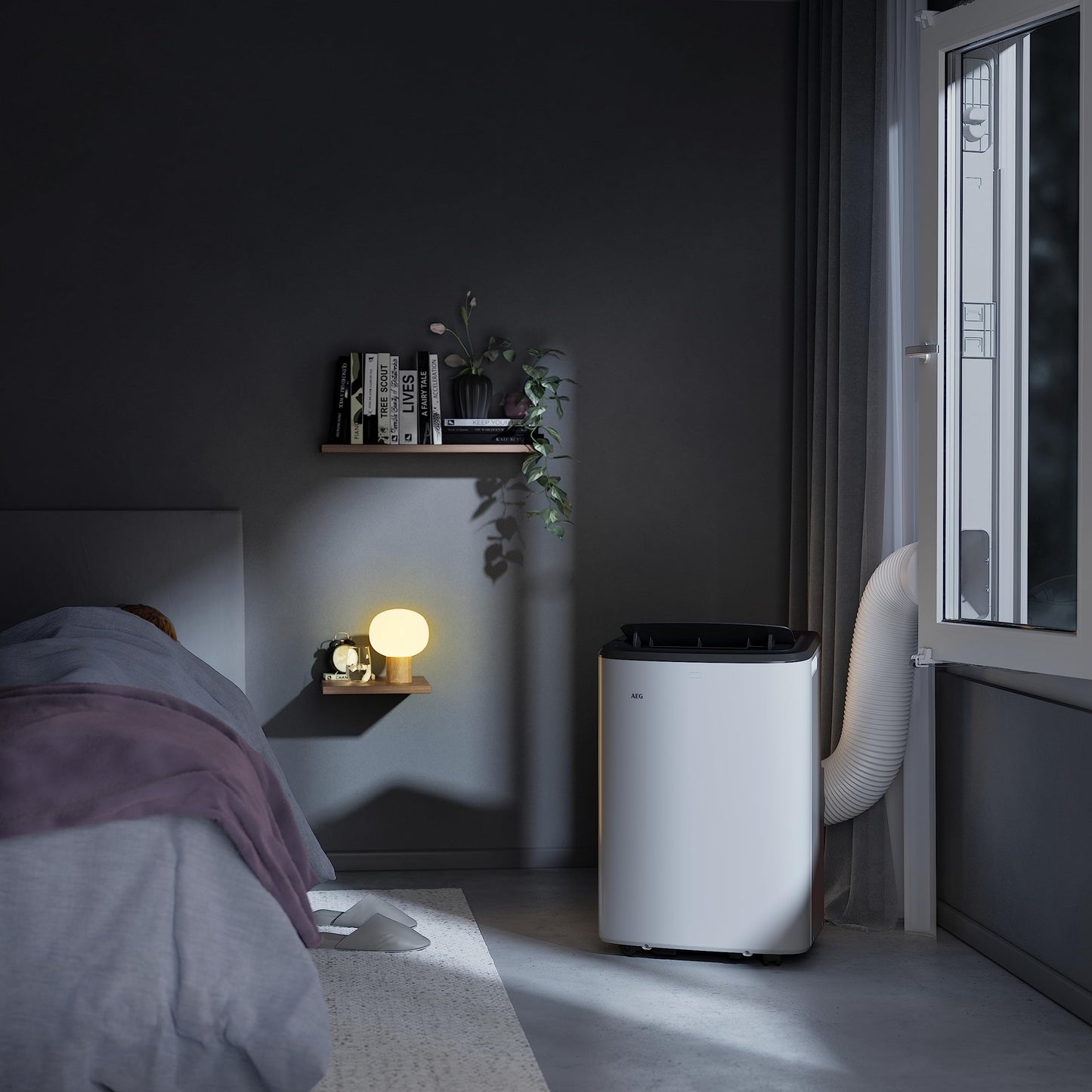 AEG Comfort 6000 Mobile Air Conditioner (AXP26U339CW): LED display, touch operation, app control