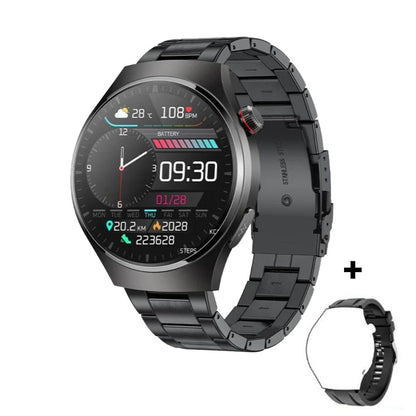Smartwatch with ECG-PPG Laser Treatment | Body Temperature, Blood Sugar & Bluetooth Call
