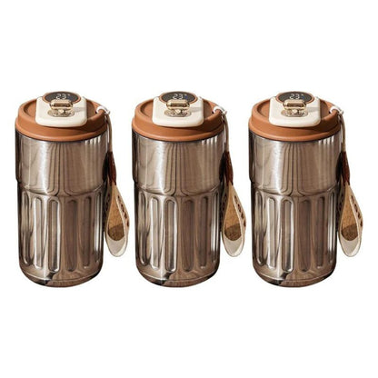 Intelligente Thermosflasche | Digitales LED-Temperatur-Kaffeetasse: Edelstahlbecher 5