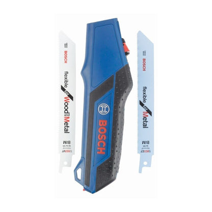 Bosch Professional-Sägehandgriff: Stauraum für zwei Säbelsägeblätter mit rutschfestem Griff