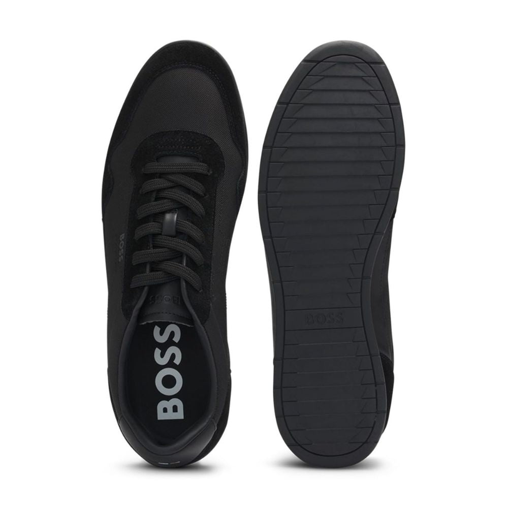 BOSS men's shoes with lacing and lining: Elegant and high-quality