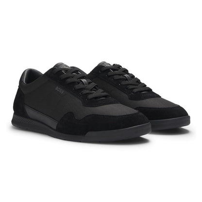 BOSS men's shoes with lacing and lining: Elegant and high-quality