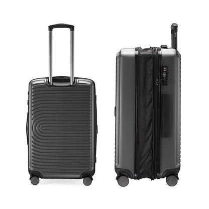 HAUPTSTADTKOFFER 'Mitte' Hartschalen Reisekoffer-Set (3-teilig): ABS, TSA | Graphite