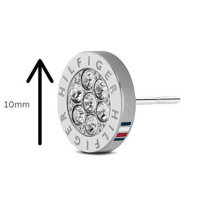 Tommy Hilfiger Jewelry Ohrstecker für Damen aus Edelstahl mit Kristallen