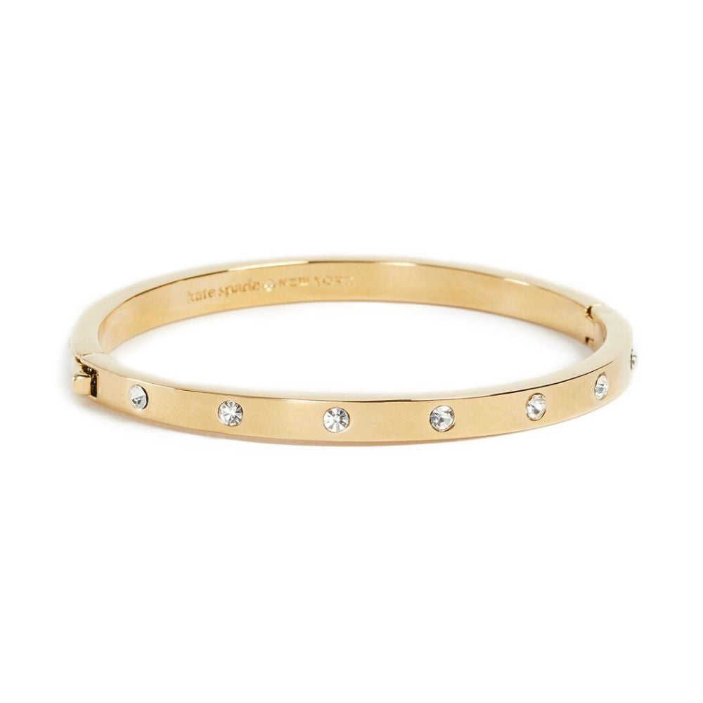 Kate Spade New York 'Set in Stone - Metal Stone' (Clear/Gold)