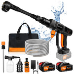DAYPLUS 6-in-1 Cordless High Pressure Cleaner (137 Bar): Portable, 3.0Ah Battery | Car Wash, Garden, Floor 
